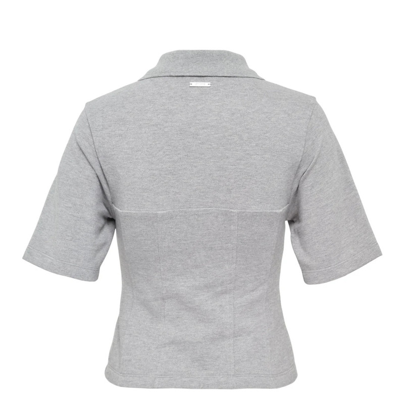 BONBOM Half Sleeve Corset Pique T-Shirt outlook