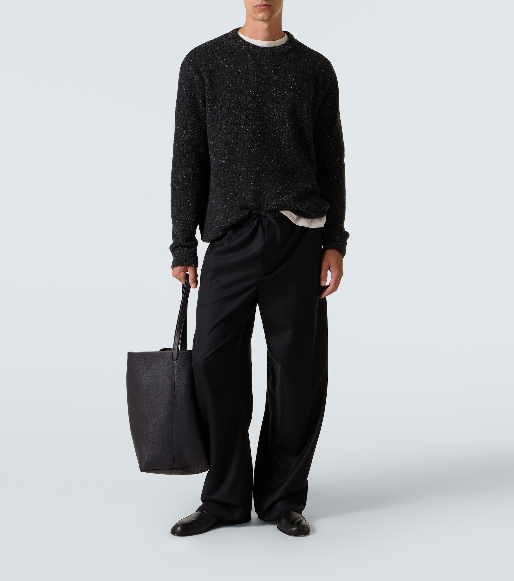 Xon virgin wool wide-leg pants - 2