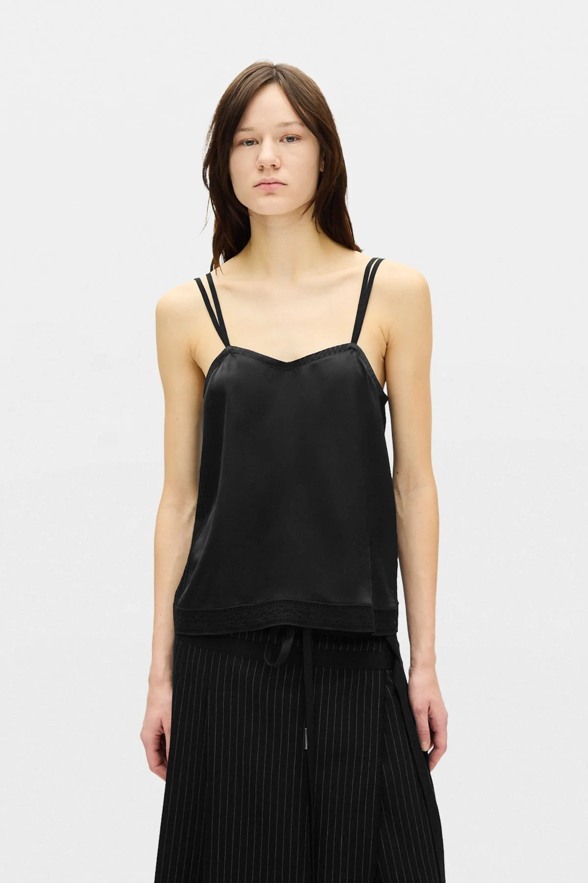 Iru Negligé Top with Long Ribbon - 1
