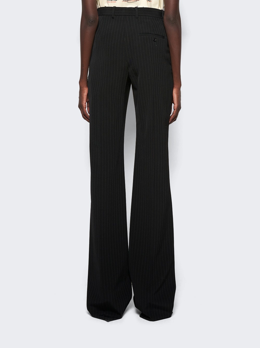 パンツ Balenciaga Pinstripe Twill Straight-Leg Pants BALENCIAGA Striped wool pants | NET-A-PORTER