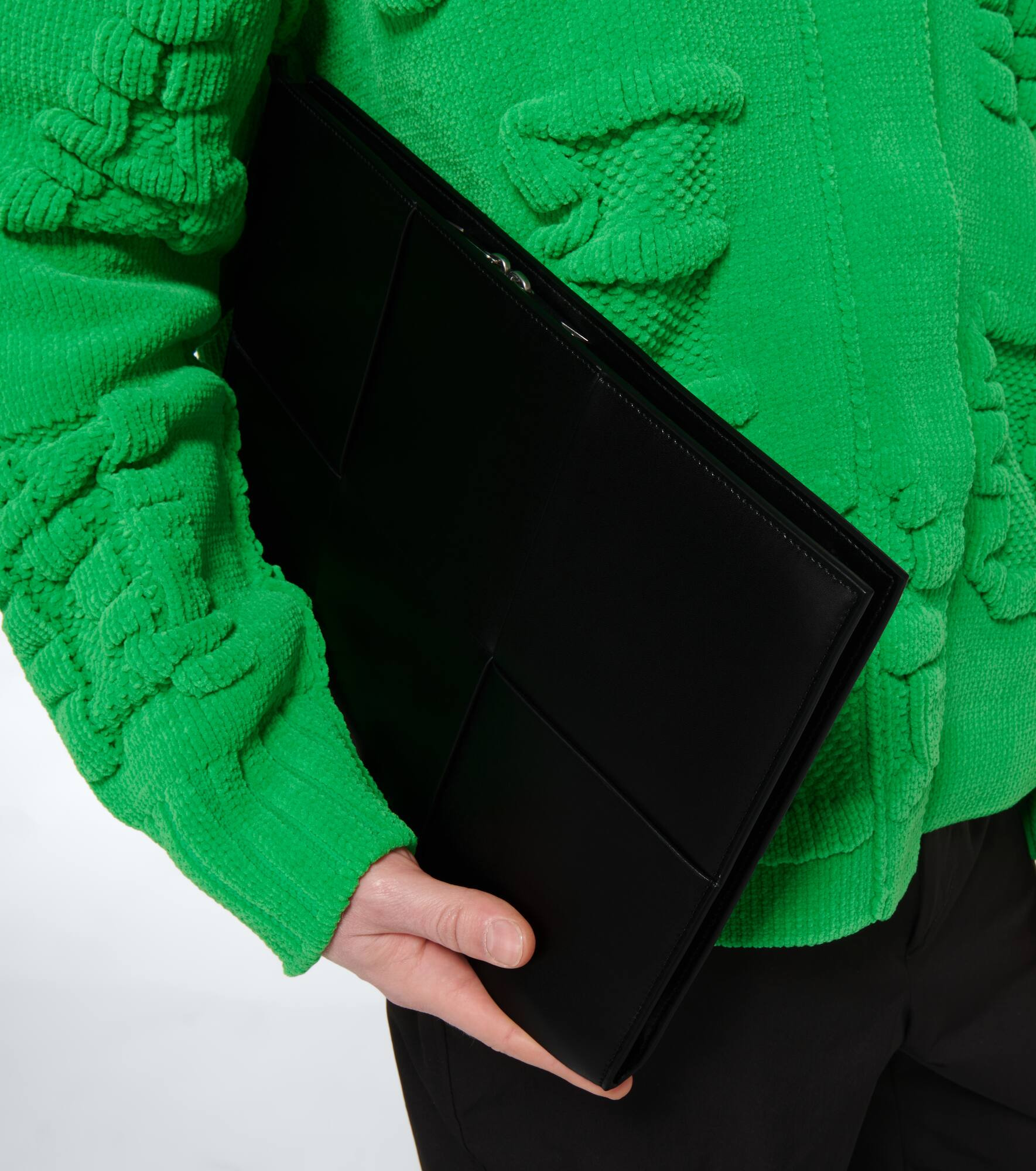 Arco Intreccio leather portfolio bag - 3
