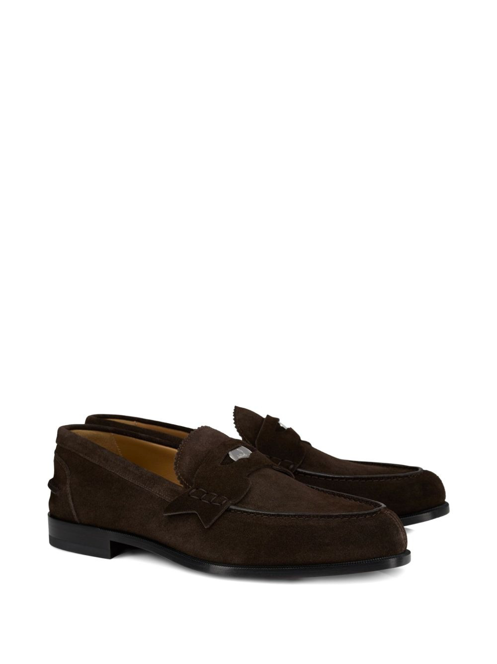 penny suede loafers - 2