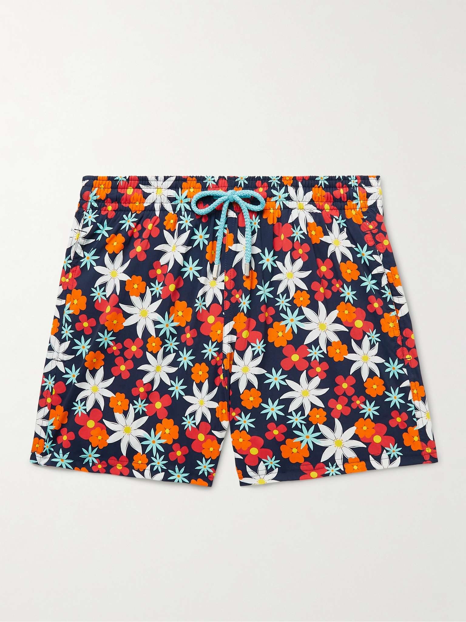 Moorise Mid-Length Floral-Print Swim Shorts - 1