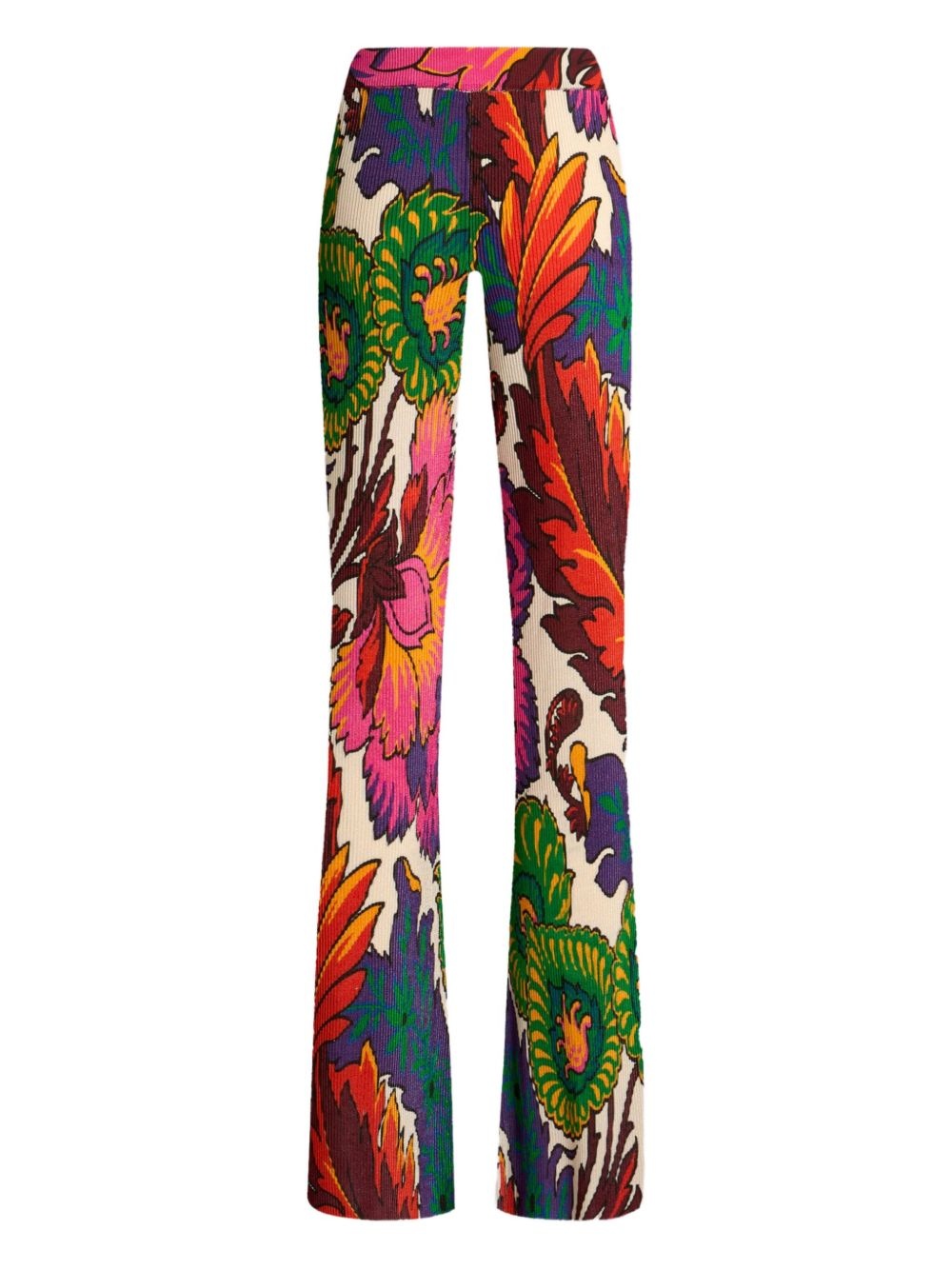floral-print trousers - 1