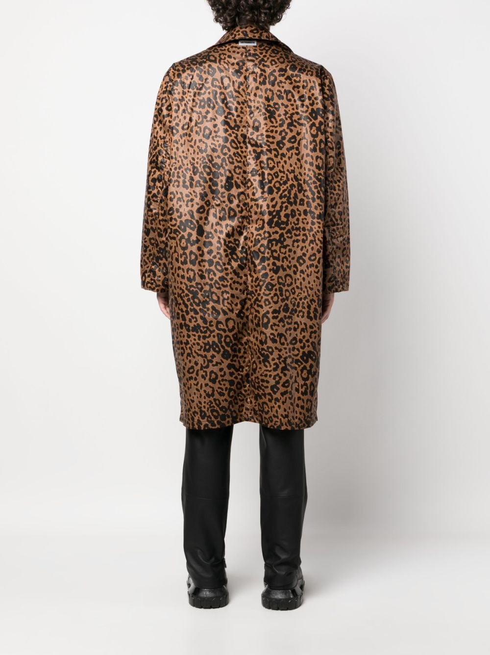 leopard-print coat - 5