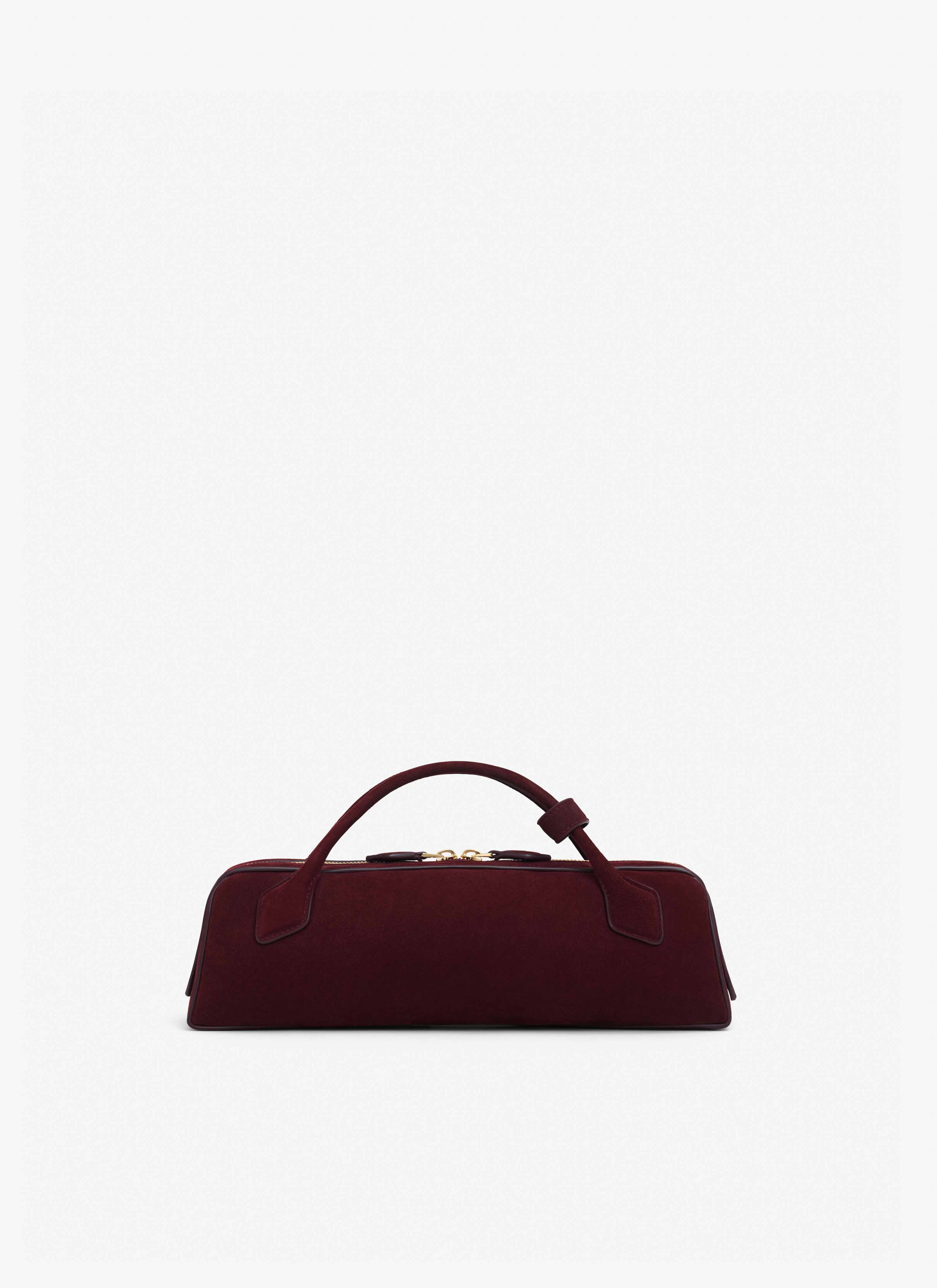 LE TECKEL CLUTCH IN SUEDE GOATSKIN - 3