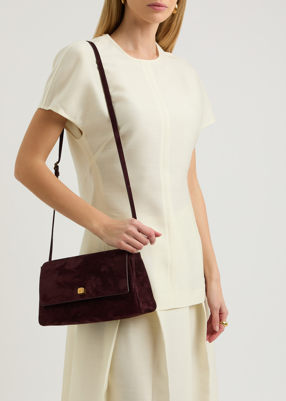 Khaite Cate Suede Cross-body bag - 6