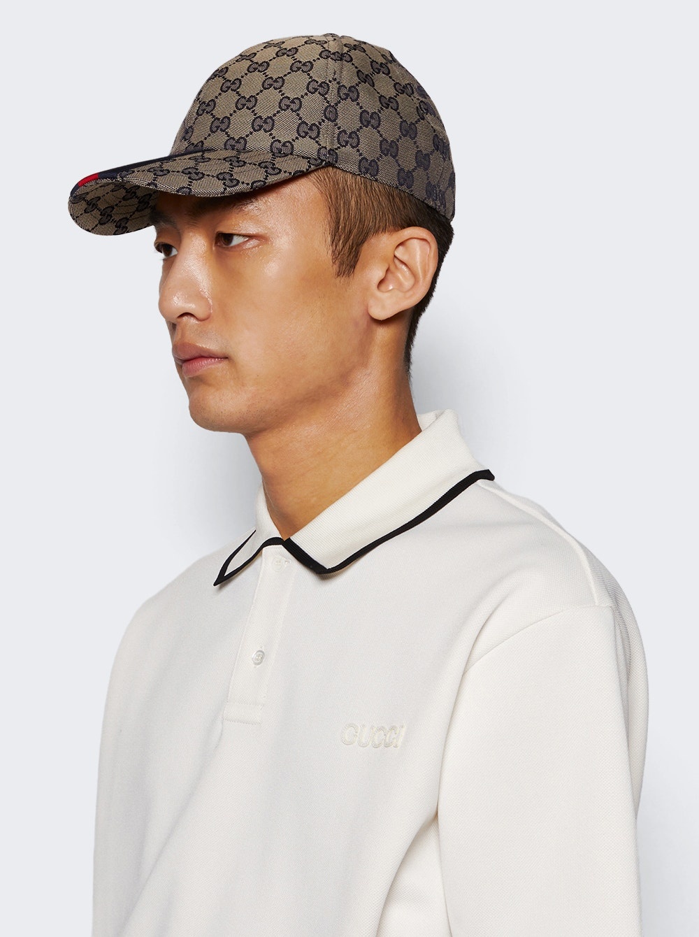 Baseball Cap Beige And Blue - 3