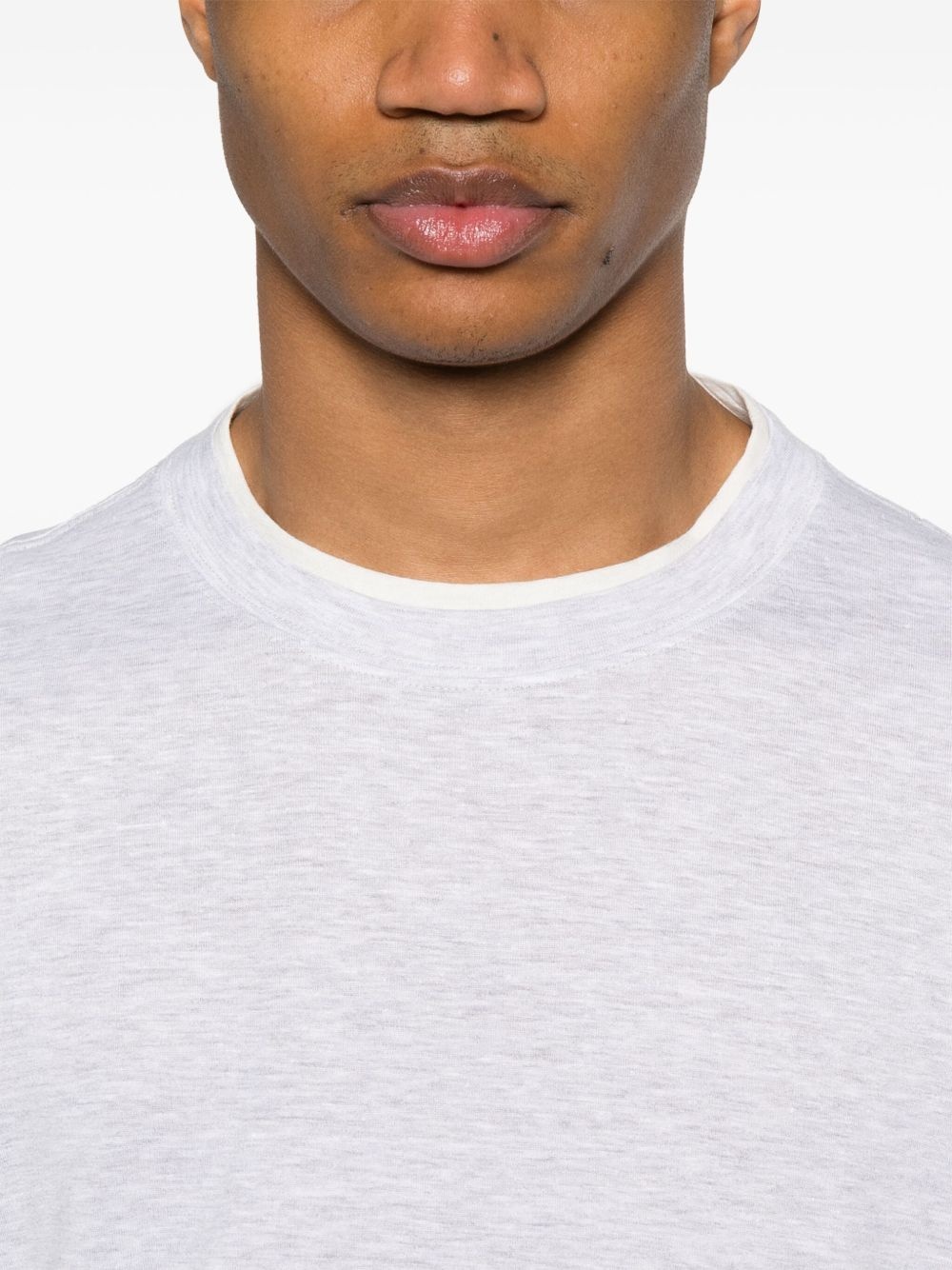 faux-layered T-shirt - 4