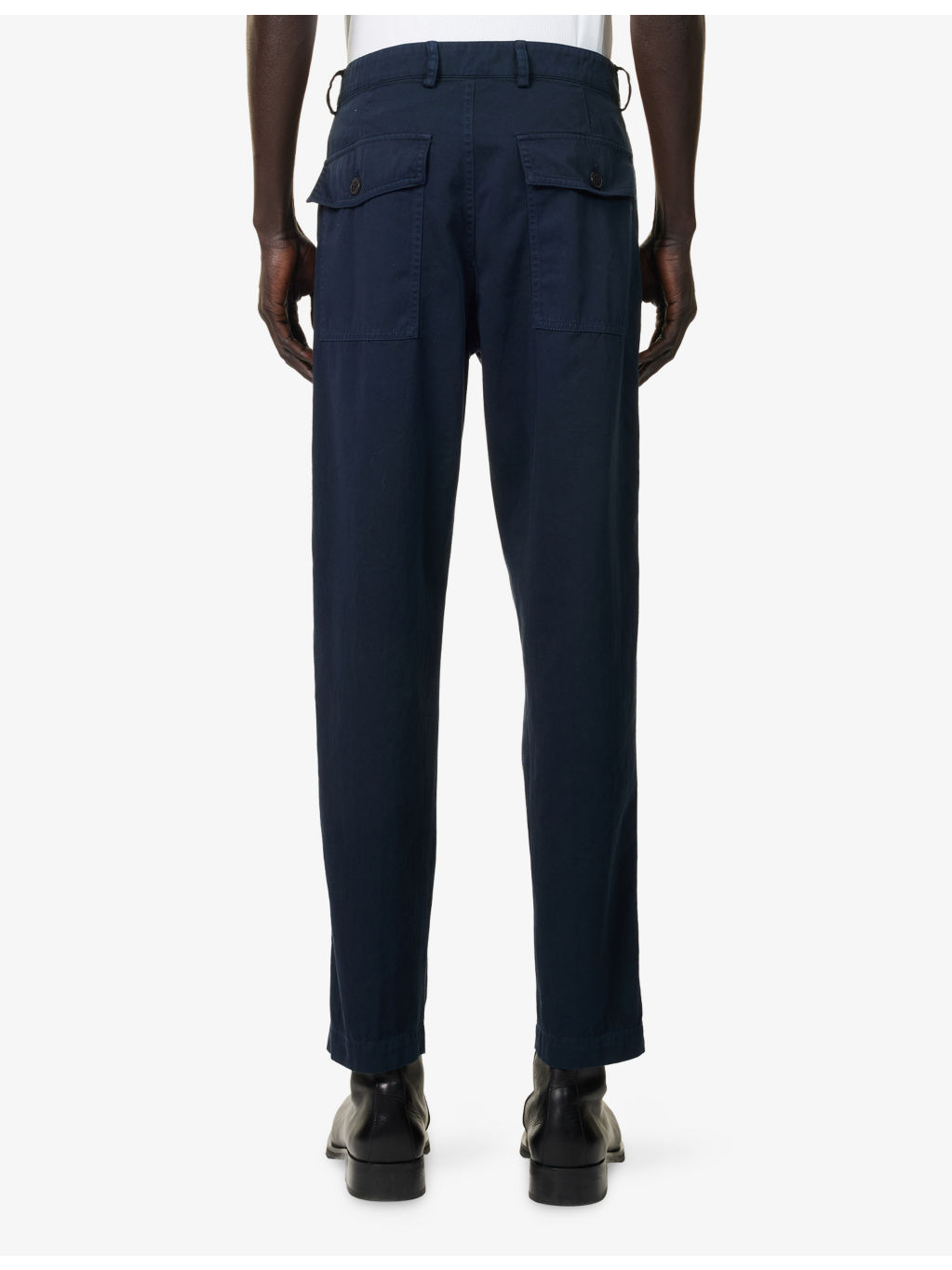 Twill Cotton Trousers - 4