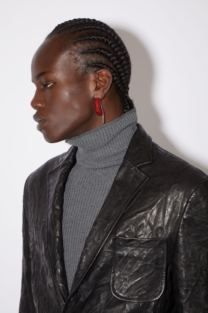 Cuff earring with strass - Red 3