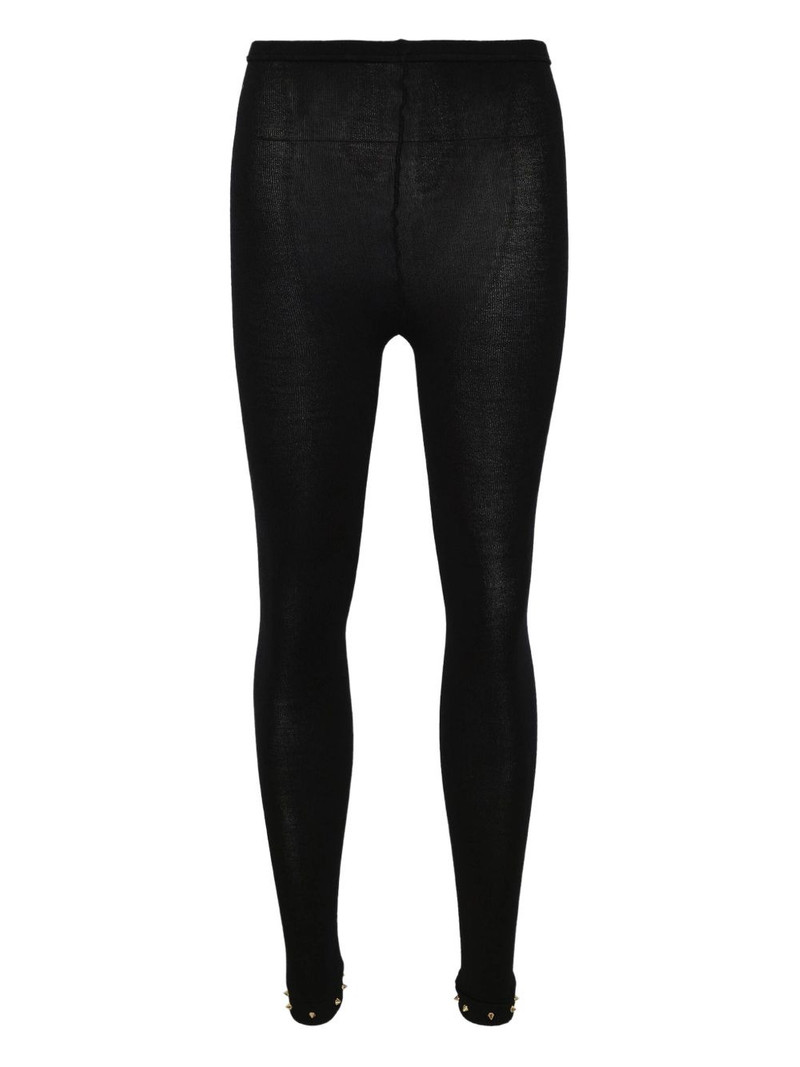 elasticated-waist leggings 1