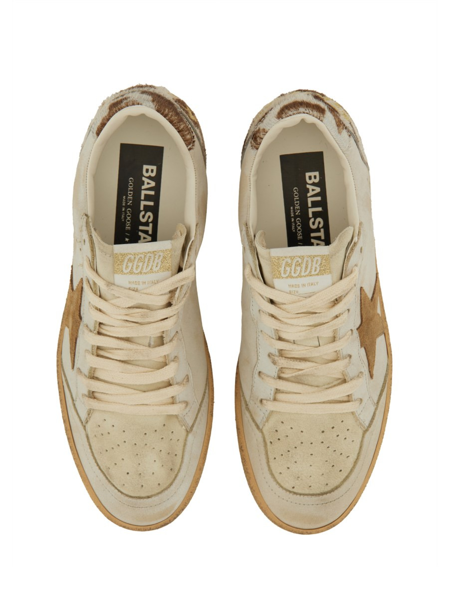 BALL STAR SNEAKER WITH PRINTED FUR DETAIL - 2