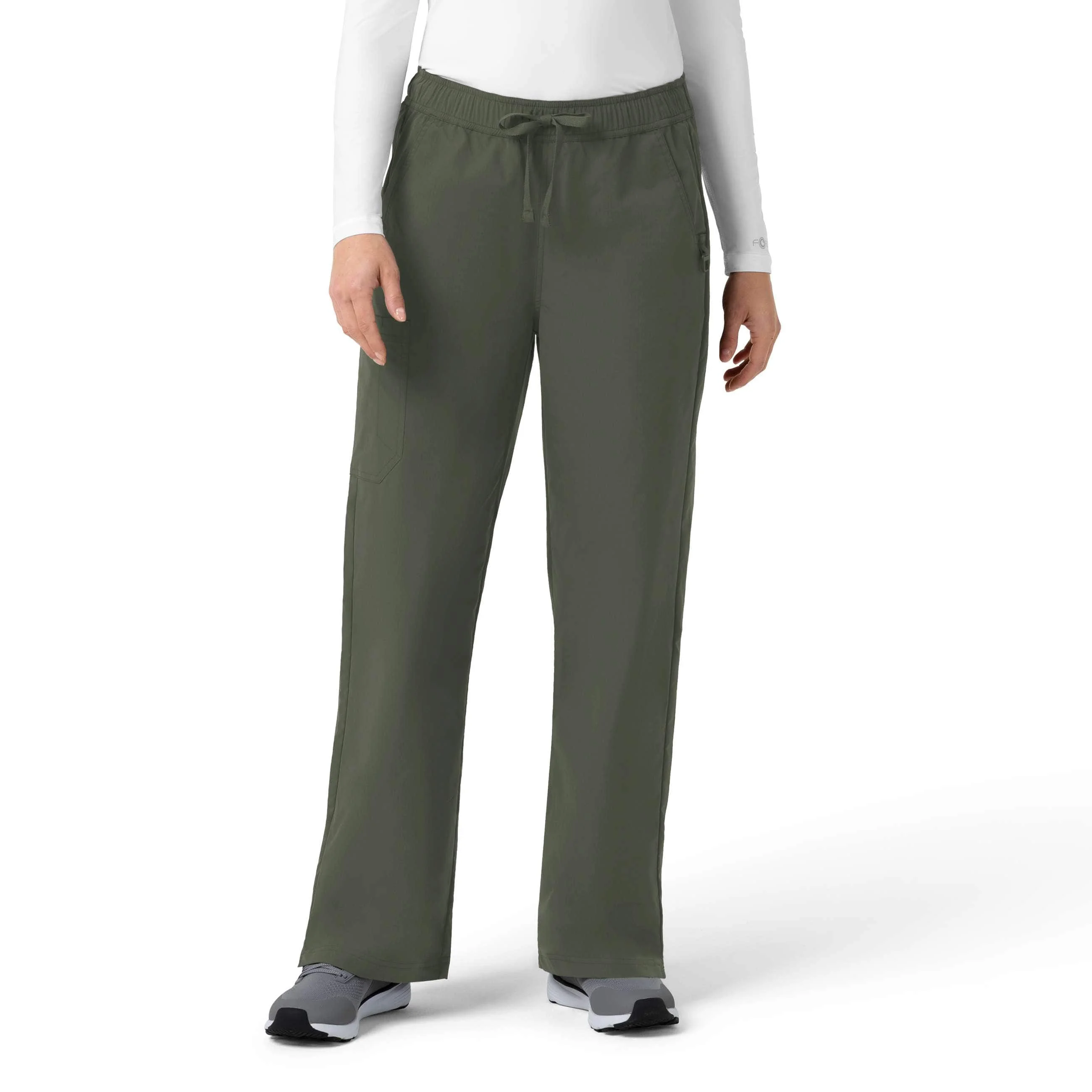 Rugged Flex FLD Women's Ripstop Bootcut Cargo Scrub Pant - 1