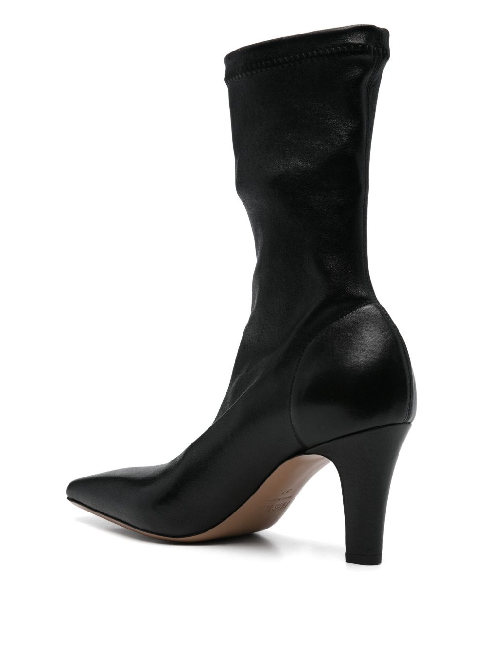 80mm leather boots - 3