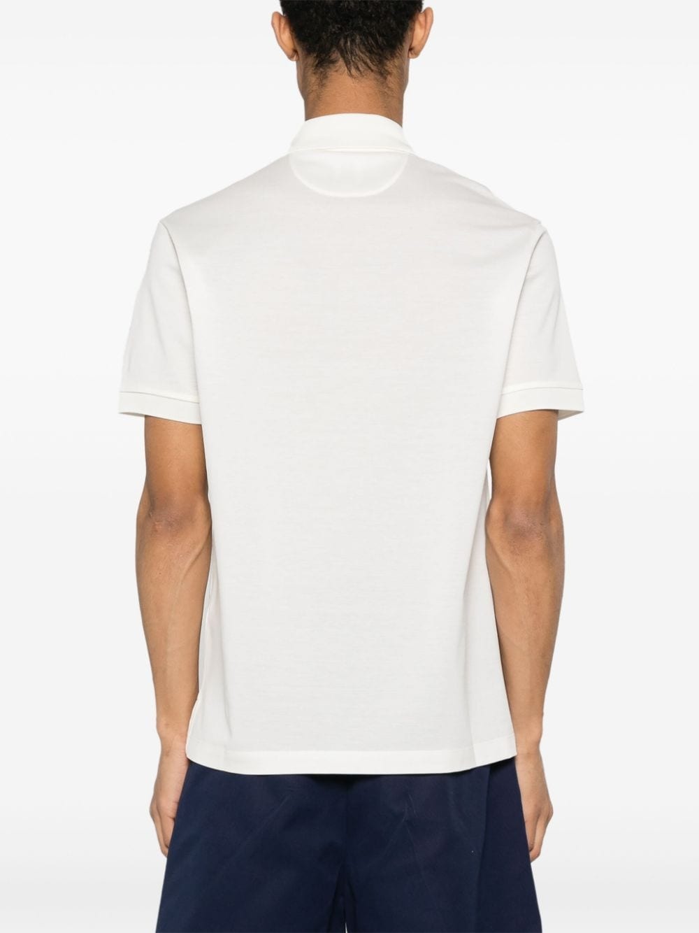 Signature Stripe-trim polo shirt - 4