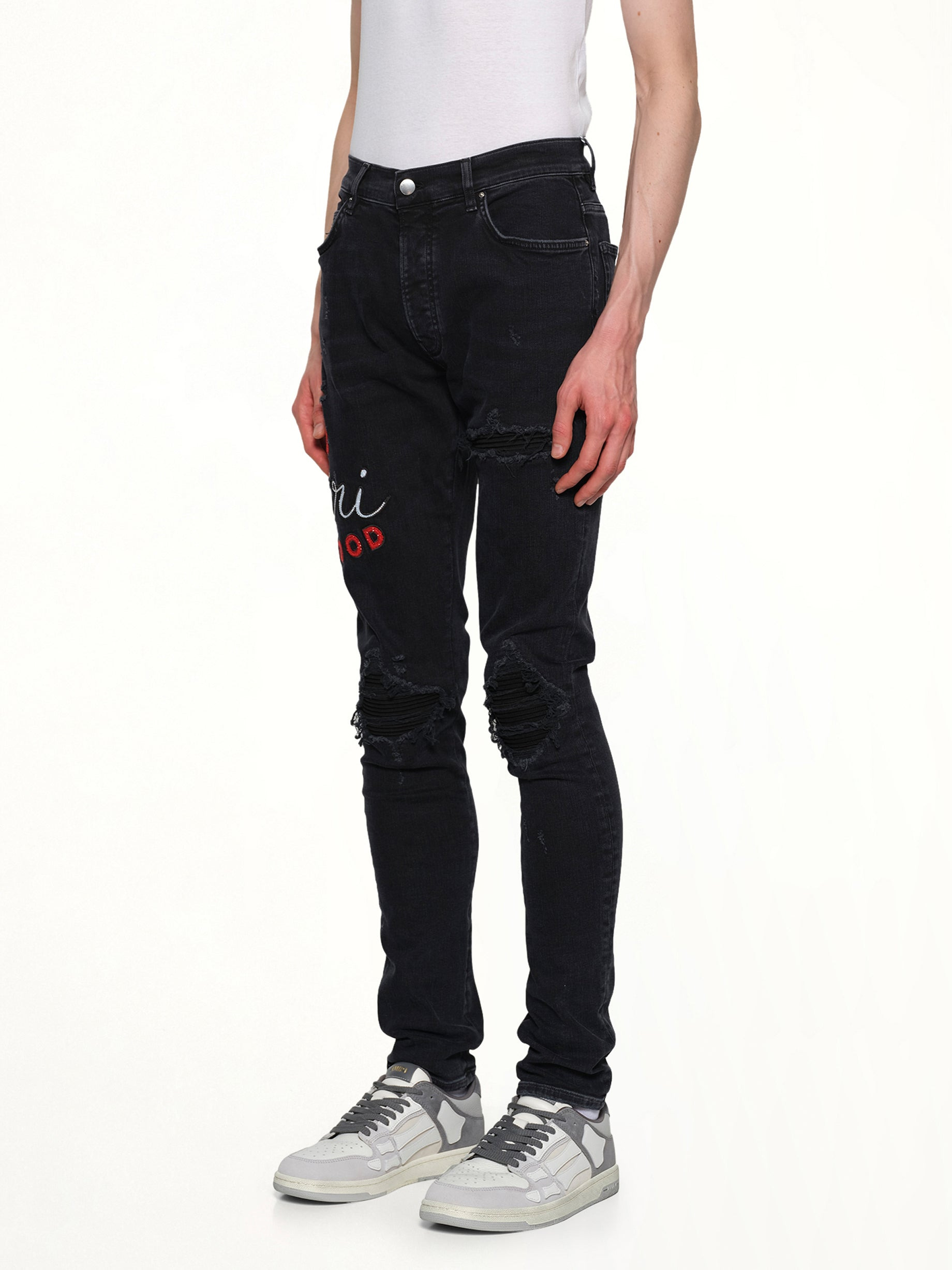 Club Amiri MX1 Jean in Dust Black - 3