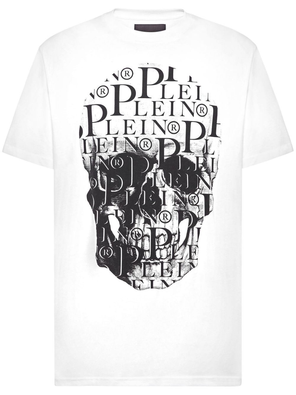 skull-print cotton T-shirt - 1