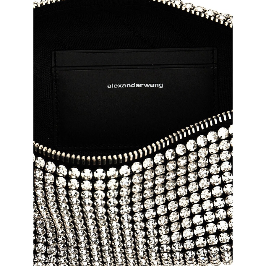 T by Alexander Wang Rhinestone Mesh Heiress Soft Bag - 4