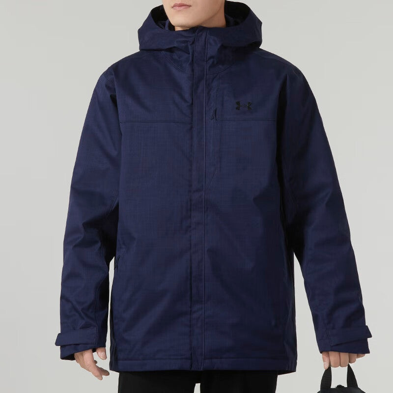 Under Armour Under Armour Solid Color Leisure Warm Three-in-One Jacket 'Blue' 1300663-410 outlook