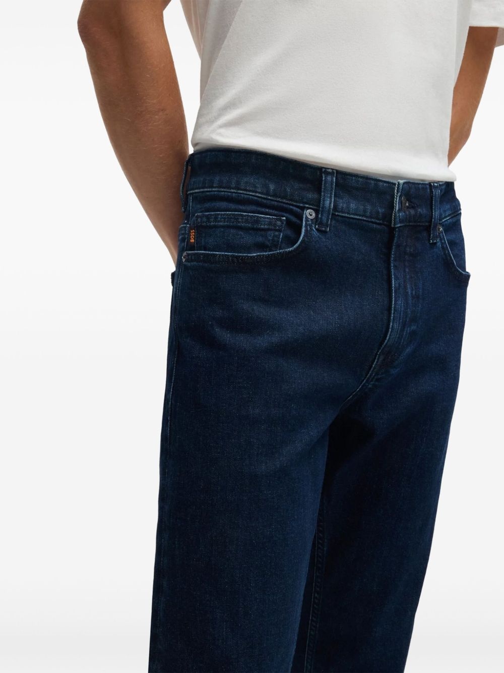 logo-patch jeans - 4