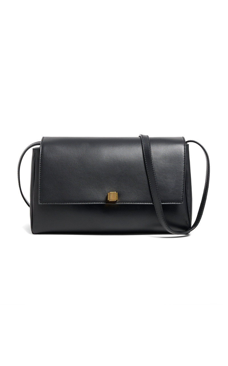 Cate Leather Crossbody Bag black - 1