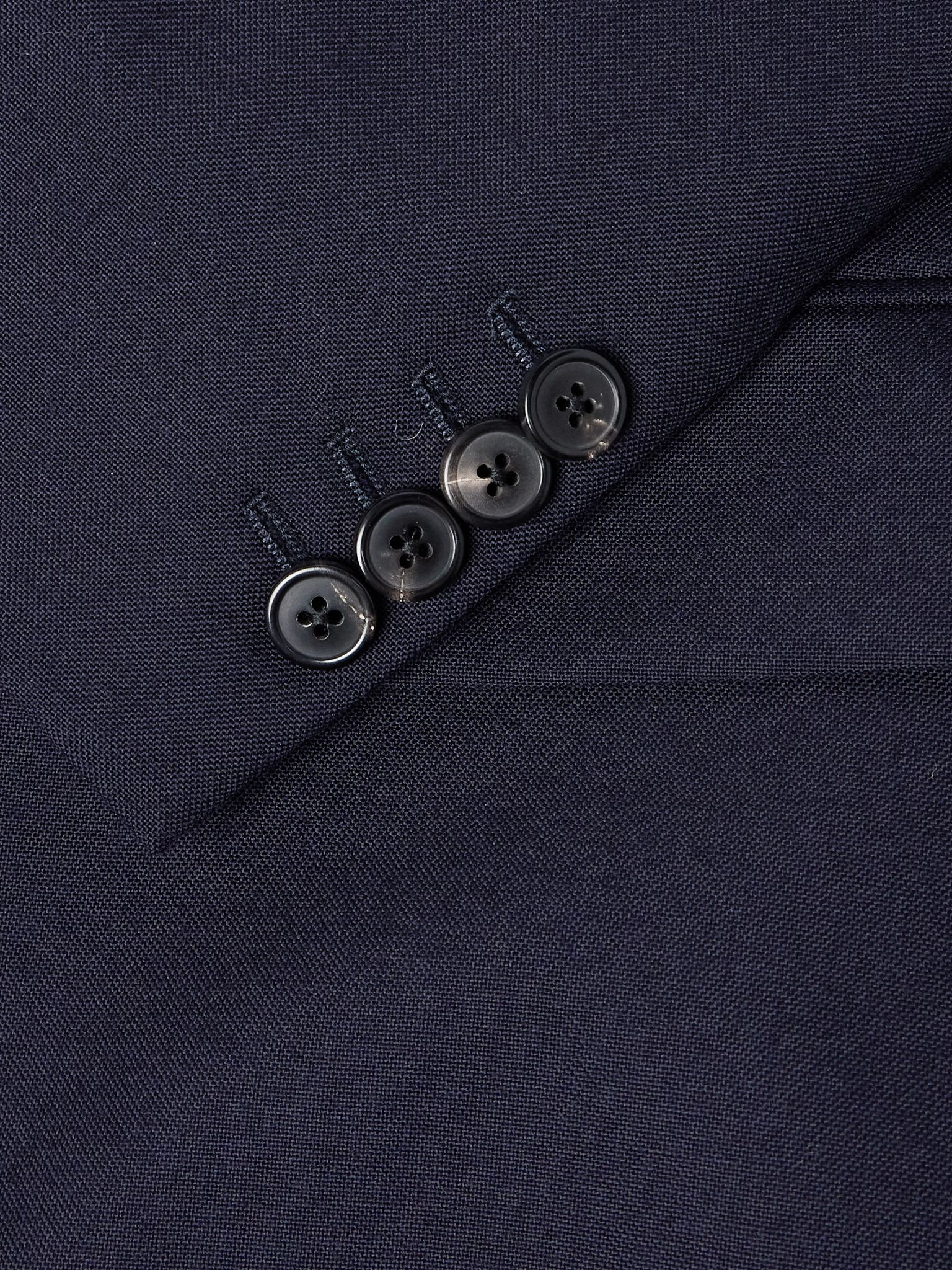 Slim-Fit Grain de Poudre Wool Suit Navy - 5