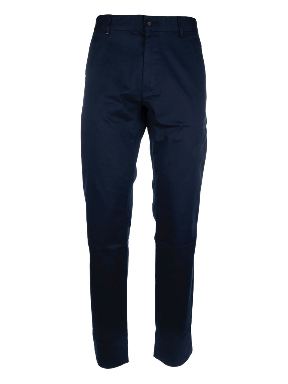 textured slash-pocket trousers - 1