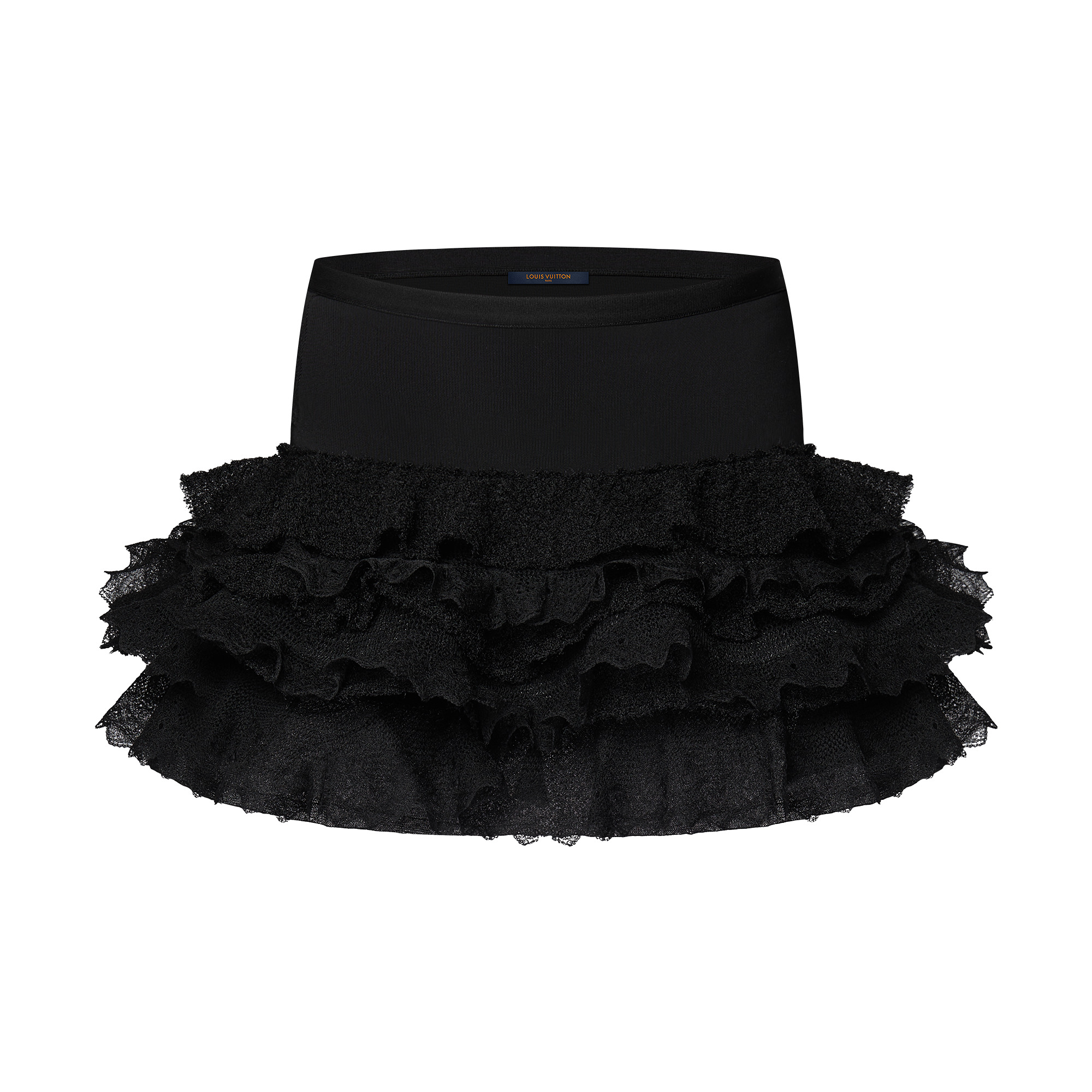 Lace Frill Mini Skirt - 1