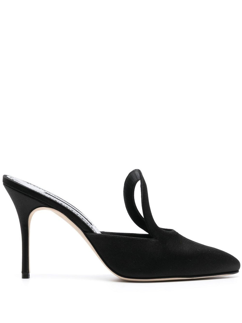 Fugati 100mm heeled mules 1