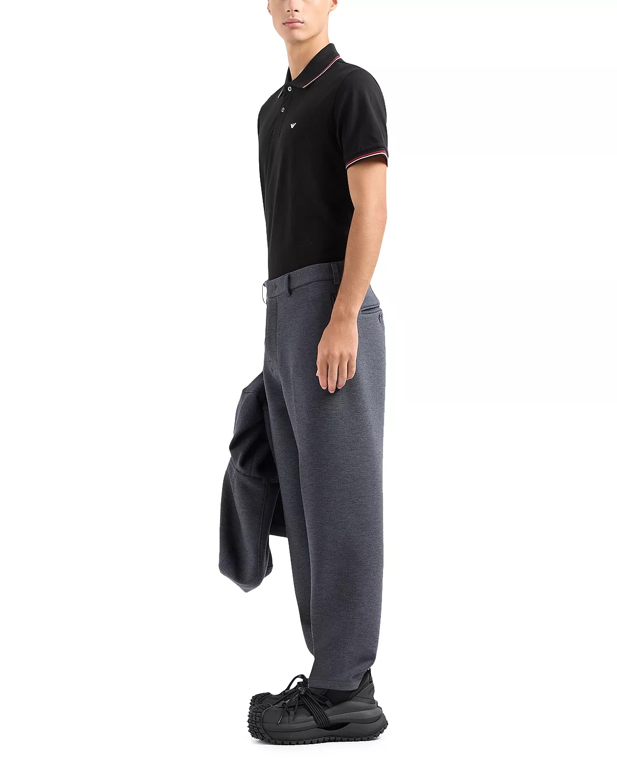 Tipped Stretch Short Sleeve Polo Shirt - 2