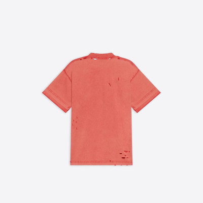 BALENCIAGA Maison Balenciaga T-shirt Medium Fit in Red outlook