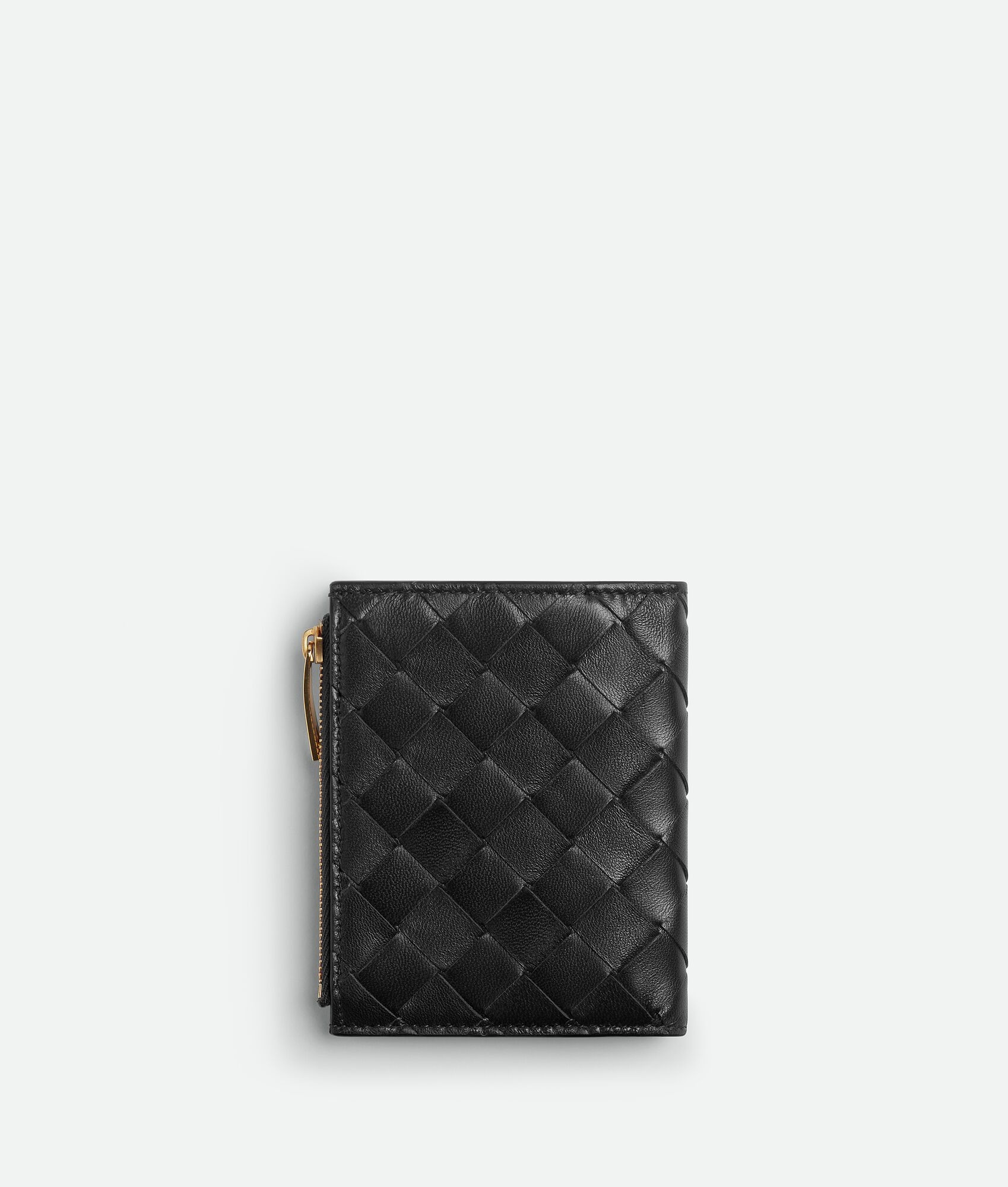 Small Intrecciato Bi-Fold Zip Wallet - 3