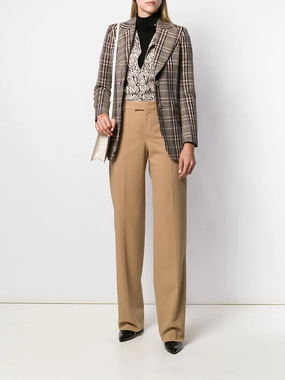 wide-leg tailored trousers - 2