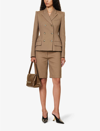 Sportmax Cablo doubled-breasted cotton-blend blazer outlook