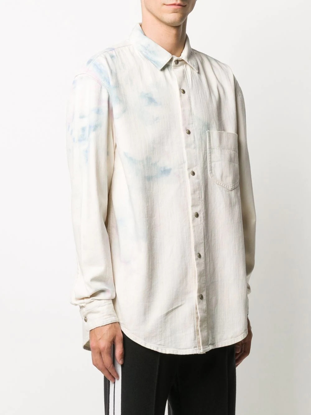 tie-dye detail shirt - 3