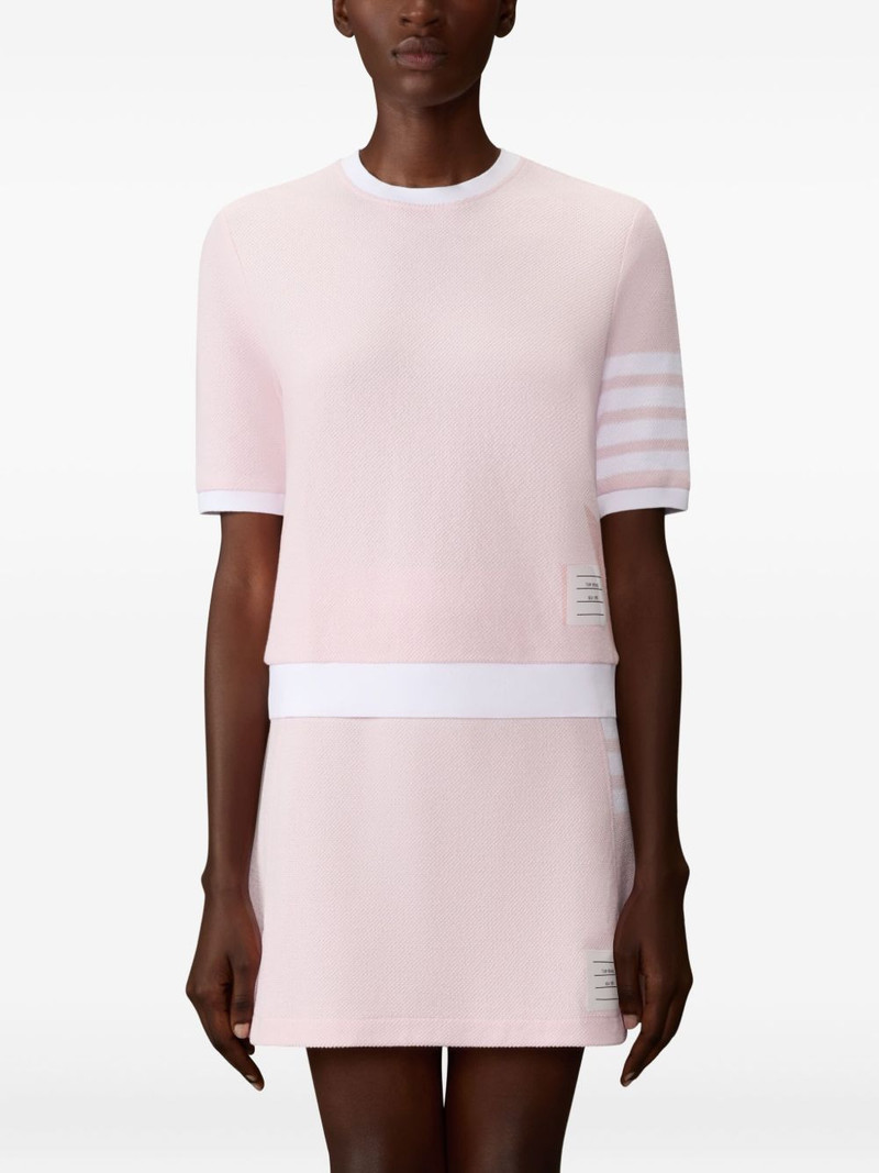 Thom Browne pique 4-bar top outlook