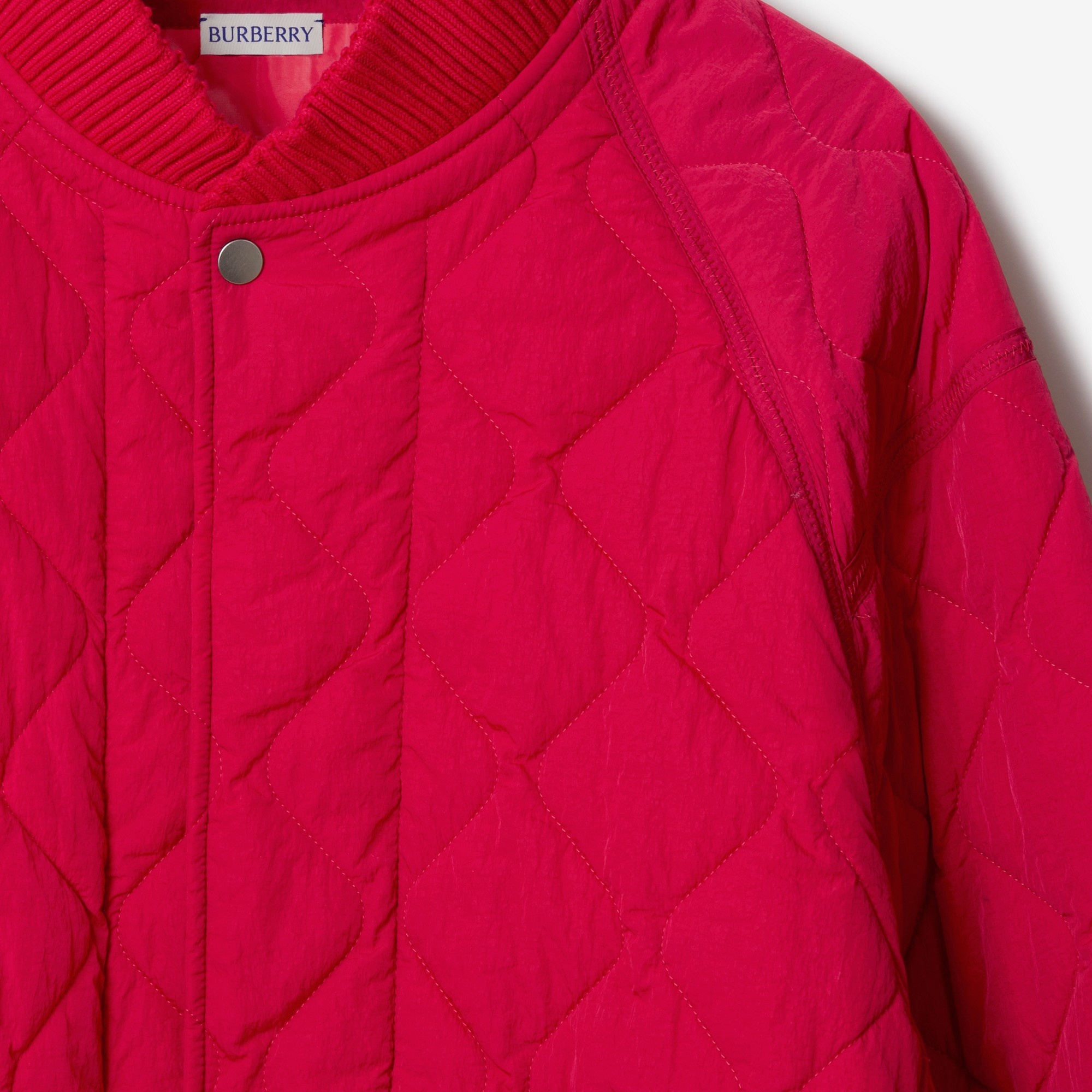Quilted Nylon Bomber Jacket - 6