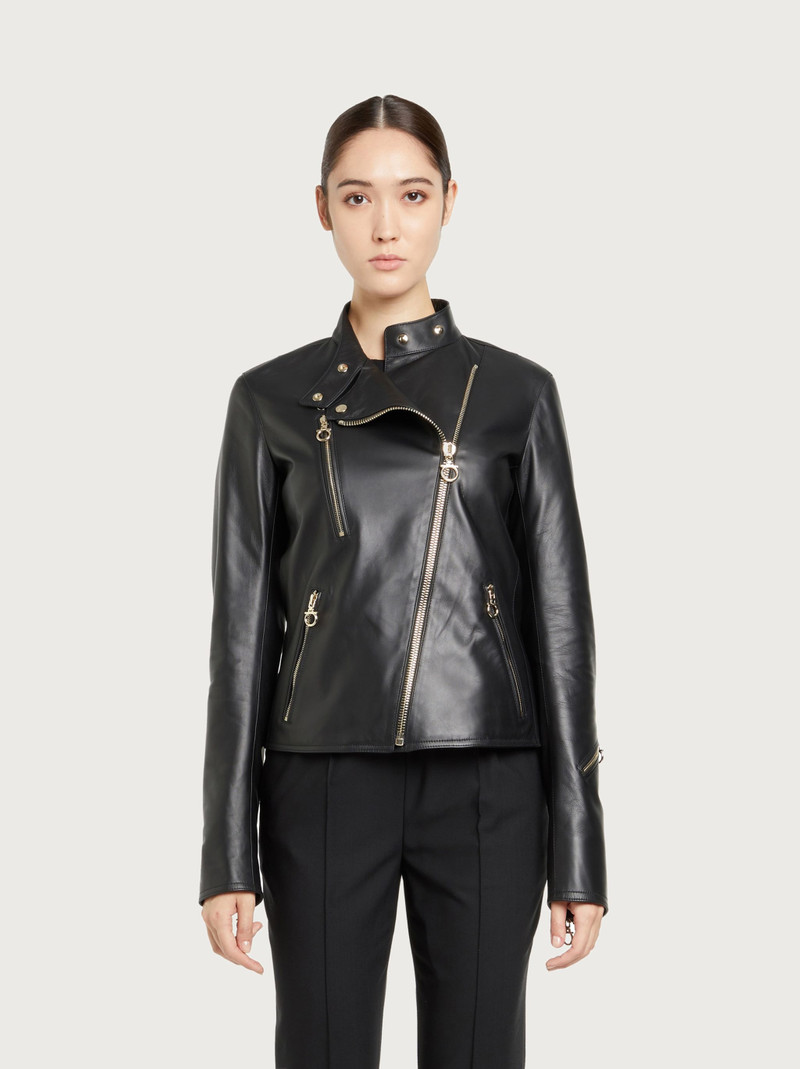 FERRAGAMO Nappa biker jacket outlook