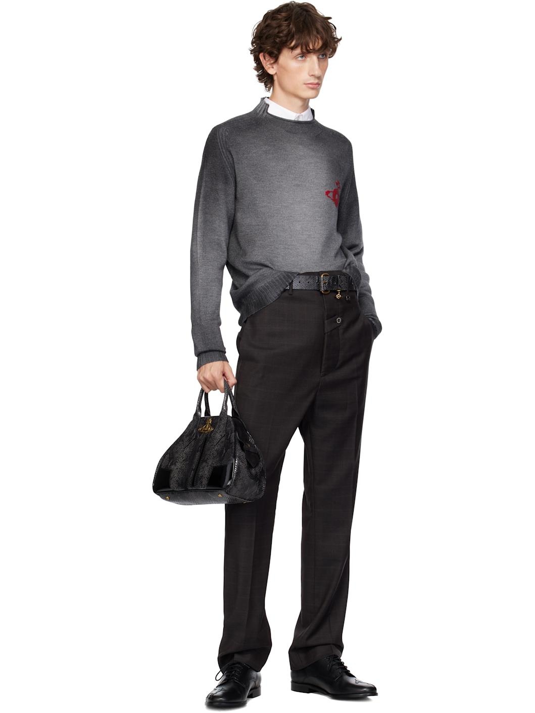 Brown Pull Down Trousers - 4