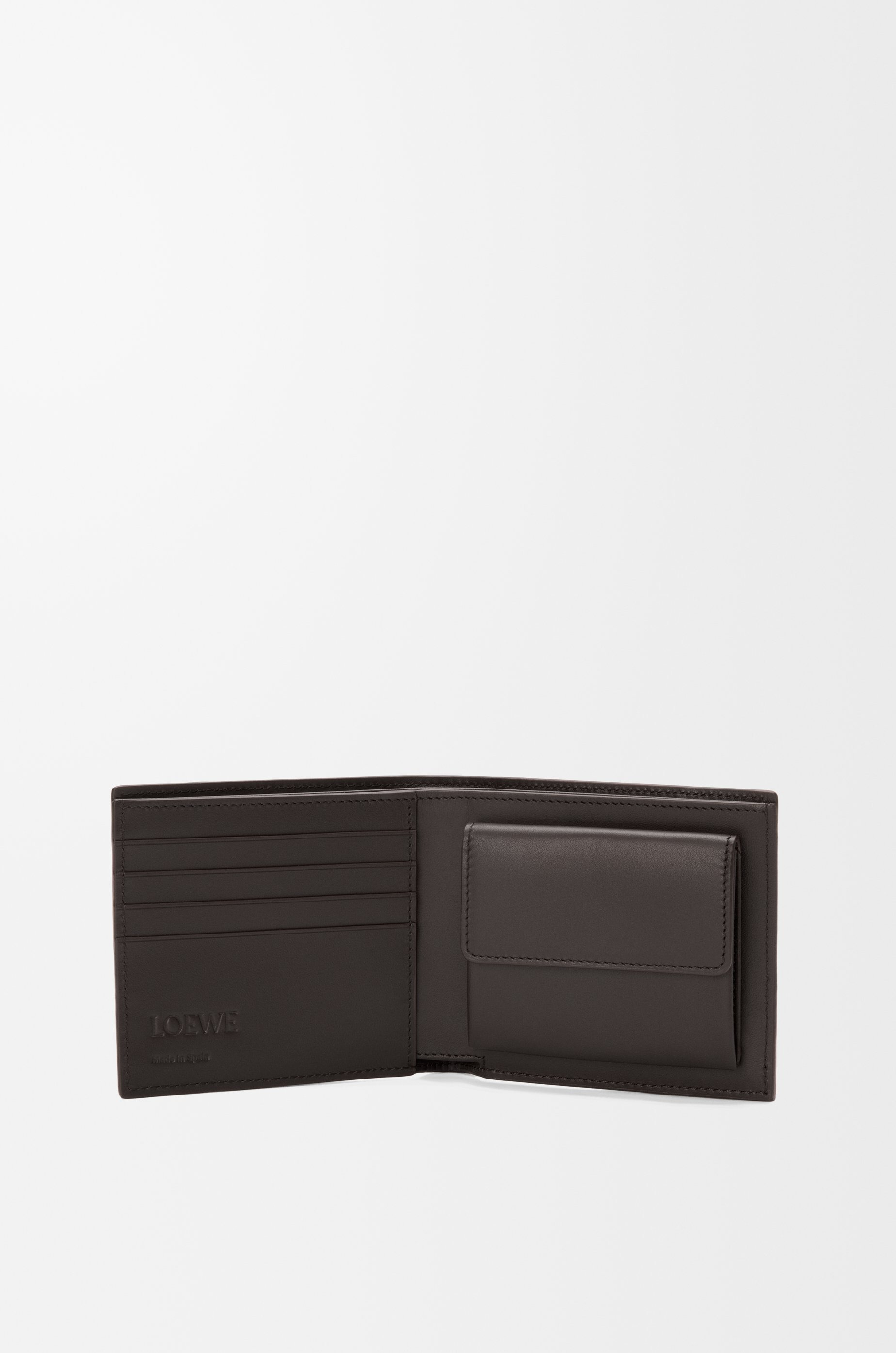 Puzzle bifold coin wallet in classic calfskin - 2