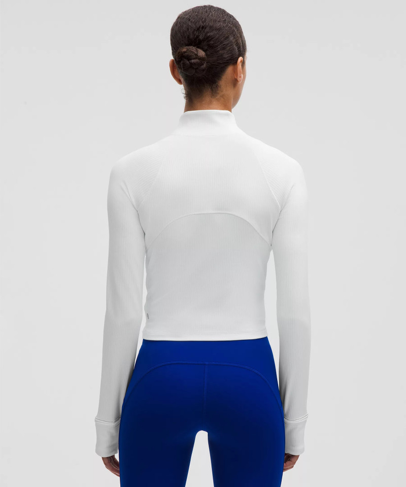 It's Rulu Ribbed Cropped Half Zip *Updated 3