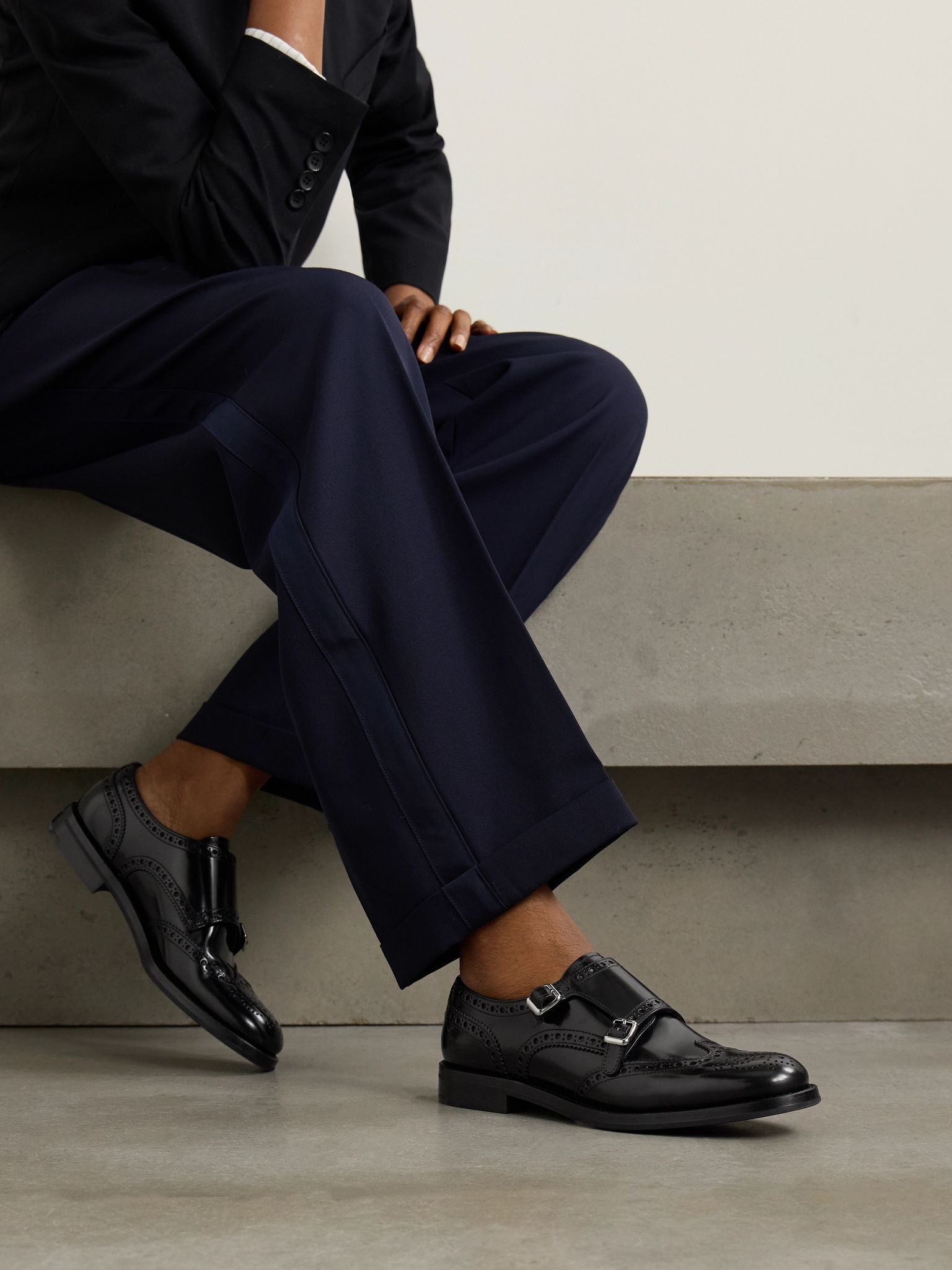 Lana R leather brogues Black - 2