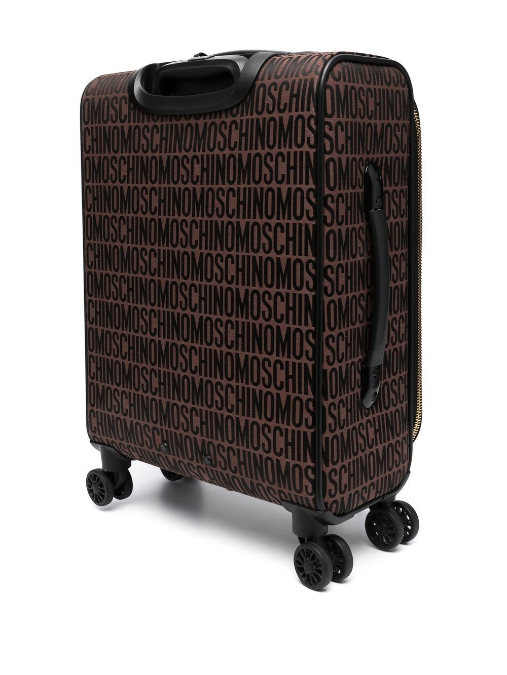 monogram-pattern leather suitcase - 2