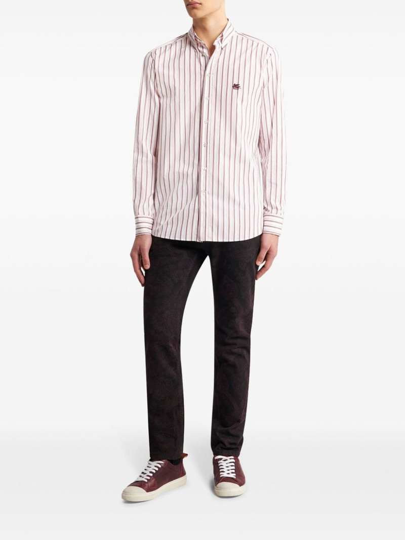 Etro paisley-pattern slim-fit jeans outlook