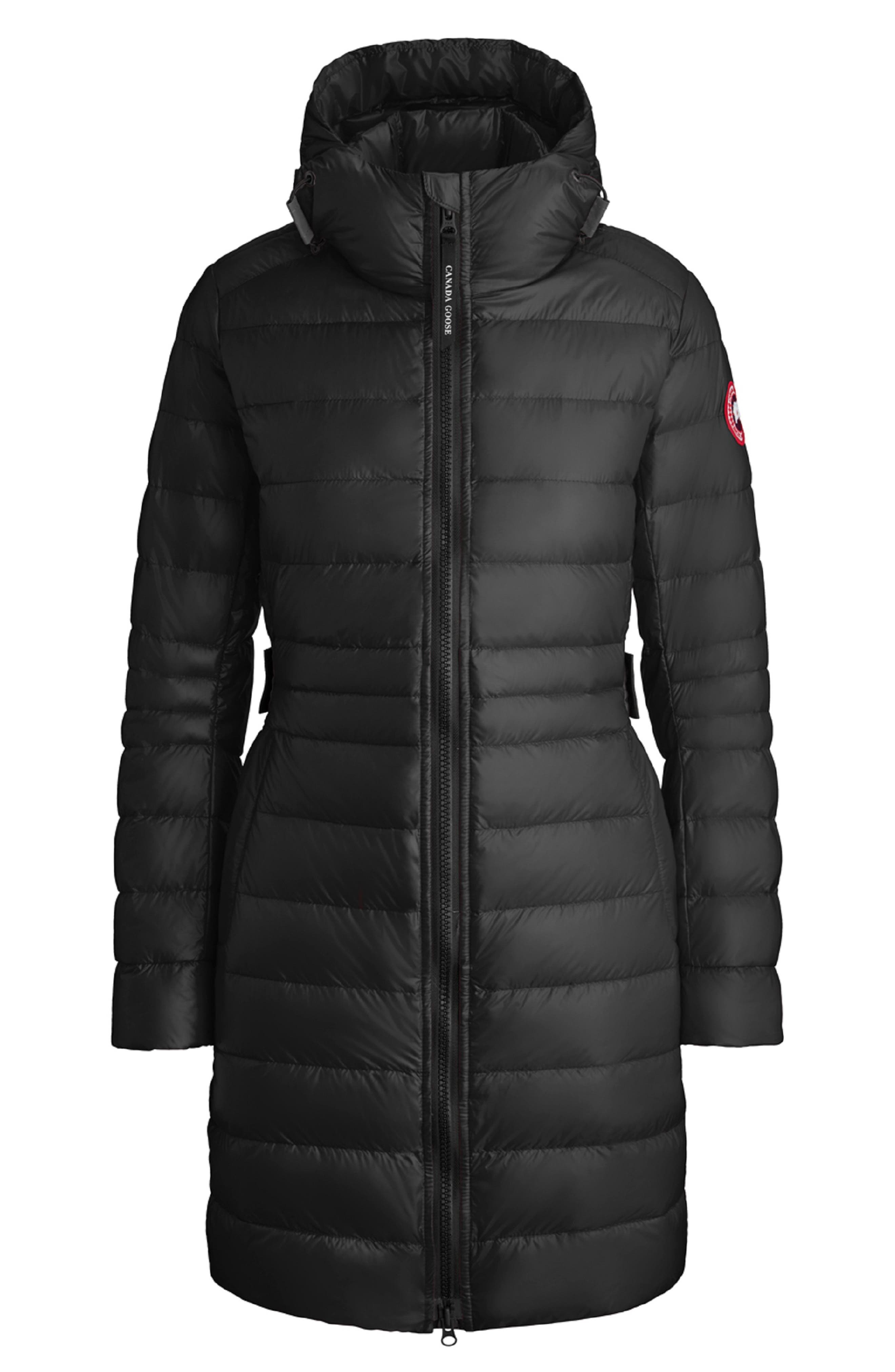 Canada Goose Cypress Packable Hooded 750-Fill-Power Down Puffer Coat in Black at Nordstrom - 3