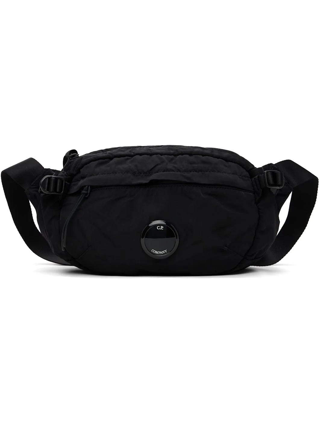 Black Nylon B Belt Bag - 1