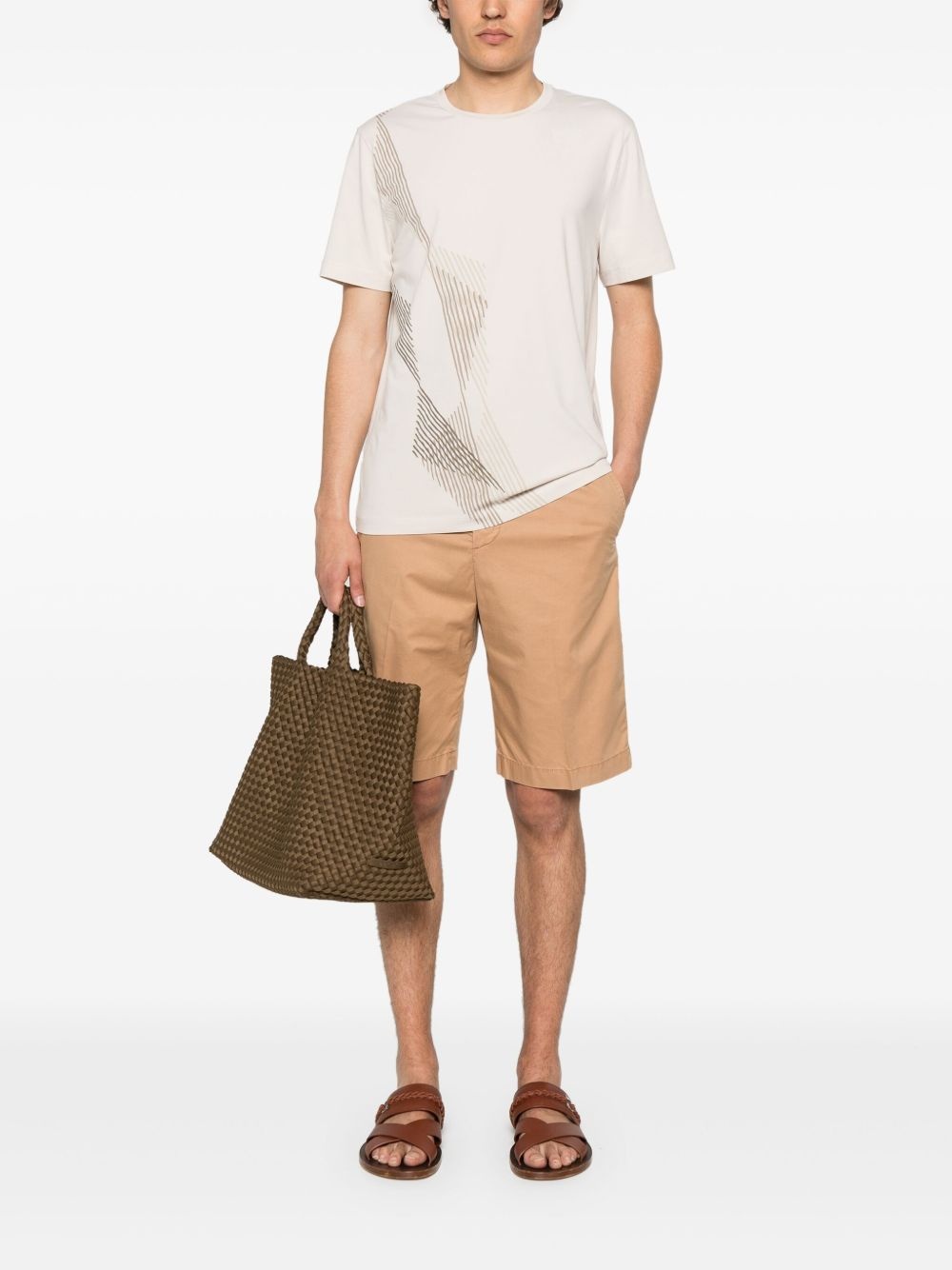 cotton-blend shorts - 2