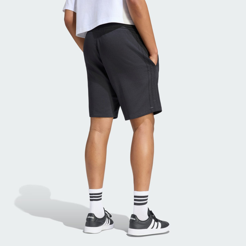 Essentials 3-Stripes Fleece Shorts 3
