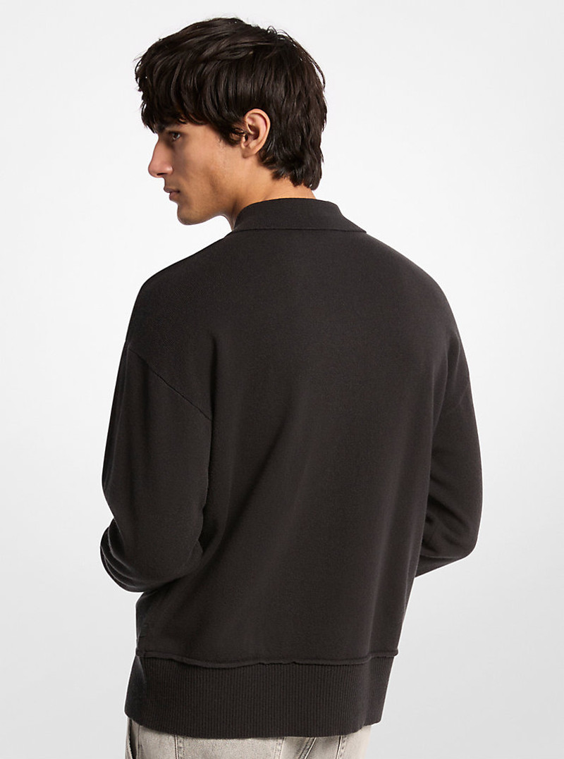 MICHAEL KORS Wool Polo Sweater outlook